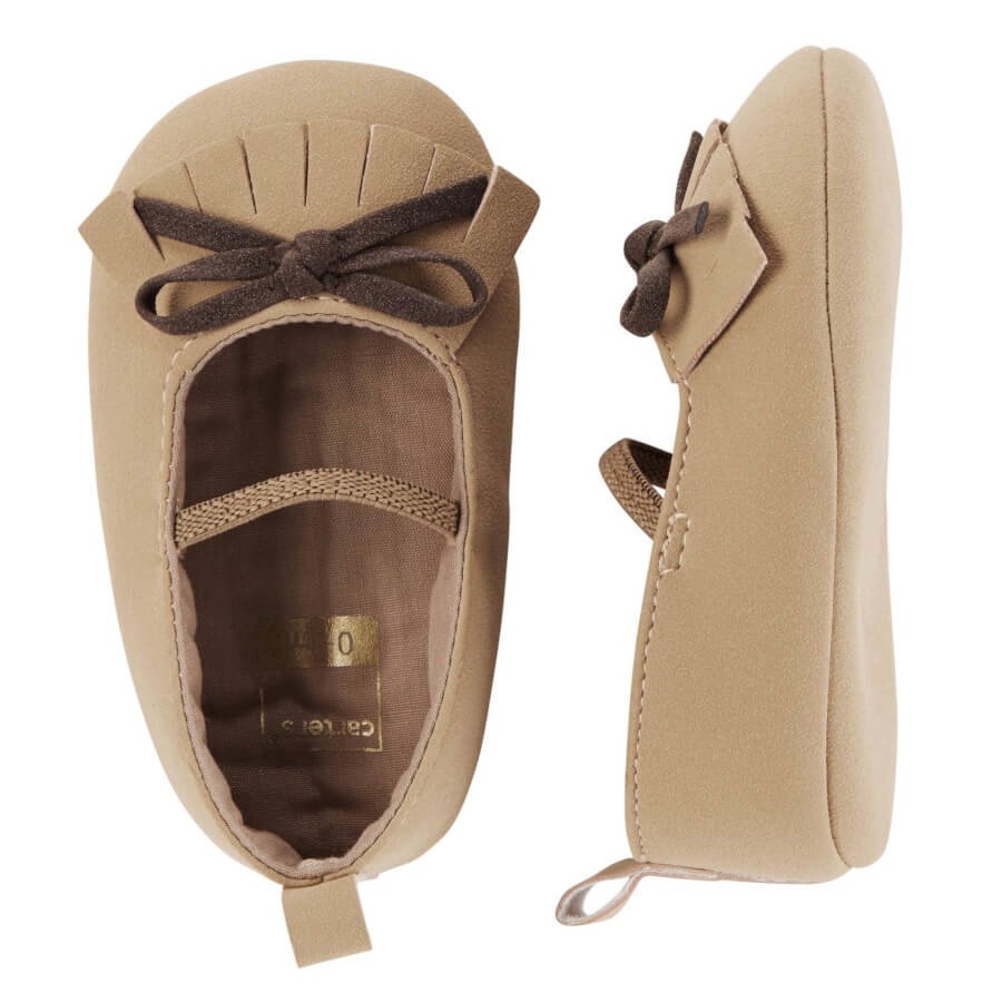 Carter's moccasin sale crib shoes